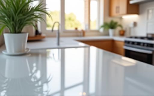 Glimmende en schone keuken na een dieptereiniging.